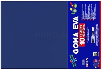 42905 : Placa de Goma EVA Azul Escuro 40x60cm 1un