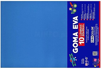 06962 : Placa de Goma EVA Azul Claro 40x60cm 1un
