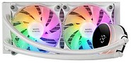 Sistema de Refrigeração Líquida Mars Gaming ML-LCD240 - Ventiladores ARGB - Opti-chamber 3ª Geração - Ecrã LCD de Temperatura - Compatibilidade Multisocket - Cor Branca