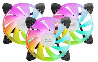 Kit de Ventiladores ARGB Mars Gaming MF-3A - Iluminação 36...