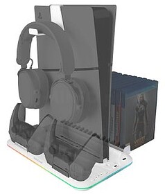 Suporte Multifuncional Mars Gaming MPS5-B2 para PS5 - Carreg...