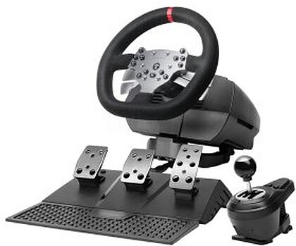 Volante com Pedais e Mudança de Marchas Manual Mars Gaming MWH-RSX
