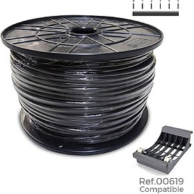 G-28970 : 28970 CARRETEL DE CABO DE MANGUEIRA ACRÍLICA 1KV ...