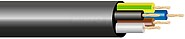 Mangueira 5x0,75mm H05VV-F 50V Preta 100m G-10543