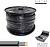 Mangueira Plana H05VVH2-F 2 x 1,00 mm² Preta 300 m. (Bobina Grande) G-28936 - imagem 1