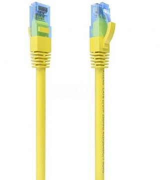 Cabo de Rede RJ45 AWG26 CCA UTP Aisens A135-0832 Cat.6/ 75cm/ Amarelo