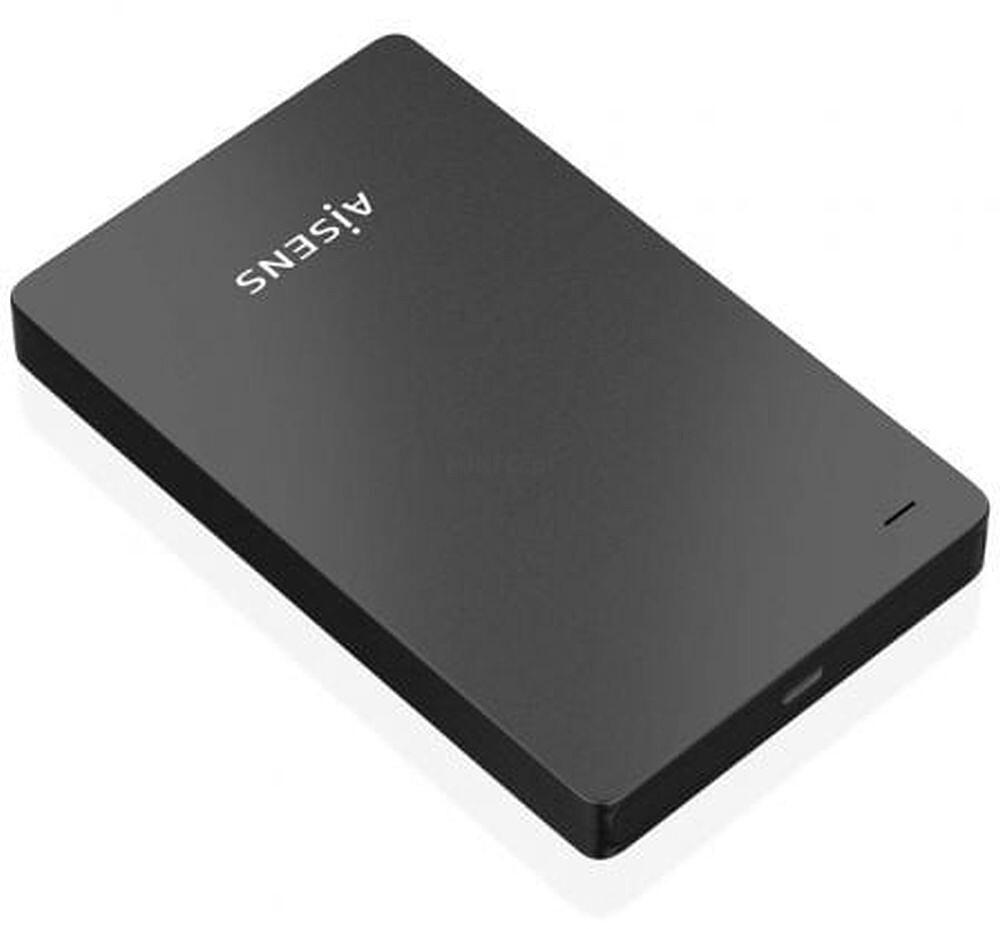 Caixa Externa para Disco Duro de 2,5” Aisens ASE-2542B/ USB 3.1/ Sem parafusos