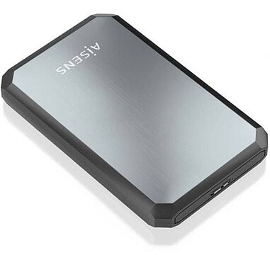 ASE-2529B : Caixa Externa para Disco Duro de 2,5” Aisens ASE-2529B/ USB 3.1/ Sem parafusos