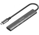 Doca USB Tipo-C Aisens ASUC-5P022-GR/ 1xHDMI/ 2xUSB/ 1xUSB Tipo-C/ 1xUSB Tipo-C PD/ Cinzento