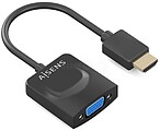 Conversor HDMI a SVGA Aisens - HDMI A/M - SVGA/H - 15cm - Cor Preta A122-0947