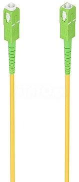 A152-0982 Aisens Cabo Fibra Ótica Patch Cord G657A2 3.0 9/125 SMF Simplex CPR Dca LSZH - SC/APC-SC/APC - 5M - Cor Amarelo