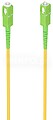 Aisens Cabo Fibra Ótica Patch Cord G657A2 3.0 9/125 SMF Simplex CPR Dca LSZH - SC/APC-SC/APC - 20M - Cor Amarelo A152-0986