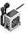 Aisens ASPC-500SFX-PSE Fonte de Alimentação 500W SFX - Ventoinha 80mm - OEM - Cabo de Alimentação Incluído - Cor Prata ASPC-500SFX-PSE - imagem 1
