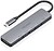Aisens USB-C Dock 6 em 1 - USB-C a 1xHDMI - 4xUSB-A - 1xUSB-C PD 100W - 15cm - Cor Cinza ASUC-6P047-GR - imagem 1