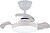 Ventilador de Teto LED 3CCT Pás Retráteis Hornet 32 W 3195 lm Branco, Pás Ø56 cm, Plafonier Ø26 cm, Altura 34 - 44 cm G-33050 - imagem 1