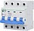 Disjuntor - Corrente nominal 40A - 4 pólos (instalações trifásicas) - Curva de tipo C - Para calha DIN - Em conformidade com a norma IEC/EN 60898-1 BX7B-63N-40A-4P - imagem 1