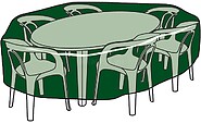 Funda Proteção Cobre Mesa e Cadeiras Ø325X90CM 240GR/M2 G-74683