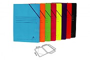 Mariola Pasta de Cartão Plástico Laminado Folio 500gr/m² - Medidas 34x25cm - Fecho com Borracha Elástica - Cor Violeta 1523VI