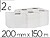 Papel secamanos bunzl greensource 2 capas celulosa blanca 200 mm x 150 mt paquete de 6 rollos Papel secamanos bunzl greensource 2 capas celulosa blanca 200 mm x 150 mt paquete de 6 rollos 15239 - imagem 1
