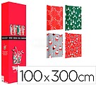 40 x Papel fantasia basika natal rolo de 100 x 300 cm modelos sortidos Papel fantasia basika natal rolo de 100 x 300 cm modelos sortidos 01040002