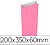 Envelope basika celulose rosa com fole m 200x350x60 mm pack de 25 unidades Envelope basika celulose rosa com fole m 200x350x60 mm pack de 25 unidades 02034004 - imagem 1