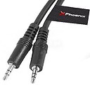 Conector de áudio jack 3,5 mm macho-macho Cabo Phoenix 5m