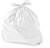 Sacos Lixo 30L Fecho Branco 14my 55x60cm 15un Sacos Lixo Plástico 30Litros com Fecho Branco 14my 55x60cm Pack 15un 100% Sustentável - imagem 1