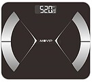 Balança Digital Muscular Corporal Muvip Bluetooth - Ecrã LCD - Plataforma de Vidro Temperado - 10 Memórias - Peso Máx. 180kg - Desligamento Automático MV0292