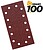 Pacote de 10 Lixas para Lixadeira BL0123 - Grano 100 - Formato Retangular BL0184 - imagem 1