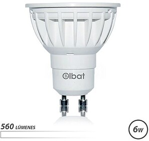 Bombilla LED Elbat GU10 6W 560lm Luz Branca - Economia Energ...