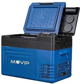 Muvip Geleira Portátil com Compressor Azul 24 Litros - Alç...