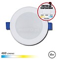 Spot Downlight Circular Elbat 6W - 480Lm - Selecção 3 Temperaturas - Cor Branca EB0522