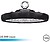 Lâmpada LED UFO de Techo Elbat - Potência: 150W - Lumens: 22500 - Luz Fria: 6500K - CA 100-240V - Diâmetro: 28,6cm - Ângulo ajustável - Cor Preta EB0544 - imagem 1