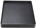 Placa de Churrasco Portátil Muvip para Cozinha - Zona de Coleta de Gordura - Bordas Anti-Salpicos - Revestimento Antiaderente - Ideal para Fogões Portáteis de 1 Bocal - Compatível com MV0614, MV0336, MV0337 MV0619