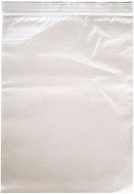 Sacos Plástico Fecho Zip 40mic 160x220mm 100un