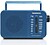 Rádio Portátil Daewoo DW1120/ com Cabo/ a Pilhas/ Azul DW1120 - imagem 1