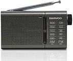 Rádio Portátil Daewoo DW1035/ a Pilhas/ Cinzento Escuro DW1035