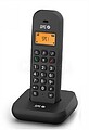 SPC Keops Telefone Fixo Sem Fio DECT - Ecrã Iluminado - Agenda de 50 Contactos - Identificador de Chamadas - Cor Preta
