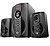 Altifalantes hiditec 2.1 multimedia h400 edição escura 80W Bluetooth USB SD rádio SPK010003 - imagem 1