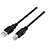 Cabo USB Aisens 2.0 Impressora - Tipo A Macho a Tipo B Macho - 1,8m - Preto - imagem 1