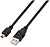 Cabo USB Aisens 2.0 - Tipo A Macho a Mini B Macho - 3,0m - Cor Preta - imagem 1