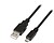 Cabo USB Aisens 2.0 - Tipo A Macho a Micro B Macho - 3,0m - Cor Preta - imagem 1