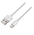Cabo Aisens Lightning para USB 2.0 - Lightning/M-USB A Macho - 1,0m - Cor Branco