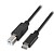 Cabo USB Aisens 2.0 Impressora 3A - Tipo USB-C Macho a B Macho - 1,0m - Cor Preta - imagem 1