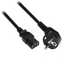 Cabo de Alimentação CPU Aisens - CEE7/M-C13/H - 1,5m - 100% Cobre Puro AWG18 - Cor Preta