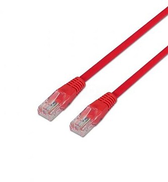 Cabo de Rede RJ45 UTP Aisens A133-0188 Cat.5e/ 1m/ Vermelho