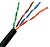 Bobina Cavo AISENSRJ45 CAT5E Utp AWG24 Rígido 100M Preto A1330212 - imagem 1
