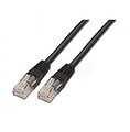 Cabo de Rede Aisens RJ45 Cat.6 UTP AWG24 - 0,5m - 10/100/1000 Mbit/s - Preto