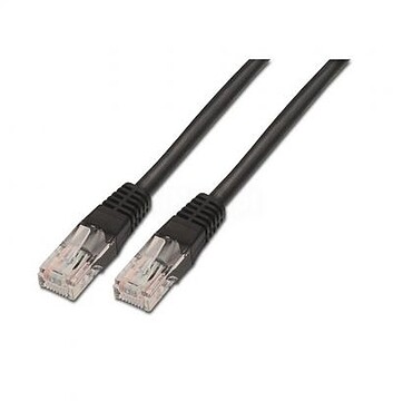Cabo de Rede Aisens RJ45 Cat.6 UTP AWG24 - 0,5m - 10/100/1000 Mbit/s - Preto