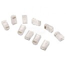 Pacote Aisens de 10 Conectores RJ45 8 Fios Cat.6 AWG24 - Cor Transparente